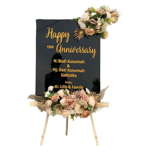 Papan Bunga Akrilik Menyuke