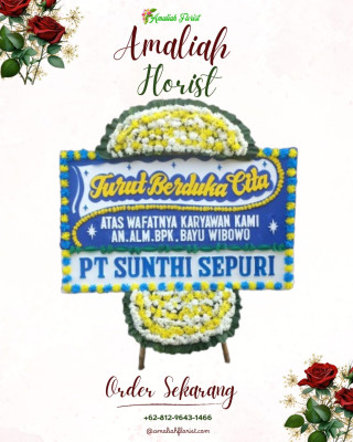 Papan Bunga Duka di Menyuke