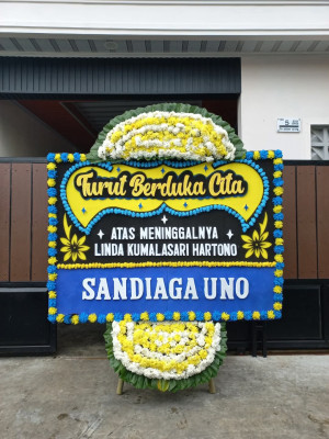 Papan Bunga Duka di Menyuke